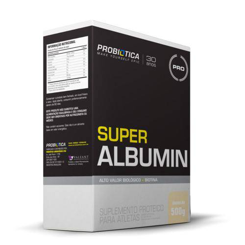 Super Albumin - 500g - Probiótica - Sabor Baunilha