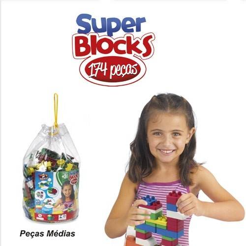 Super Blocks 174 Peças Riber Brink 2800