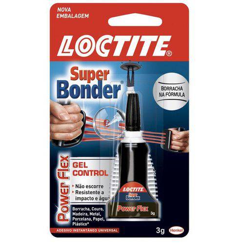 Super Bonder Power Flex Gel Control Loctite 3 G