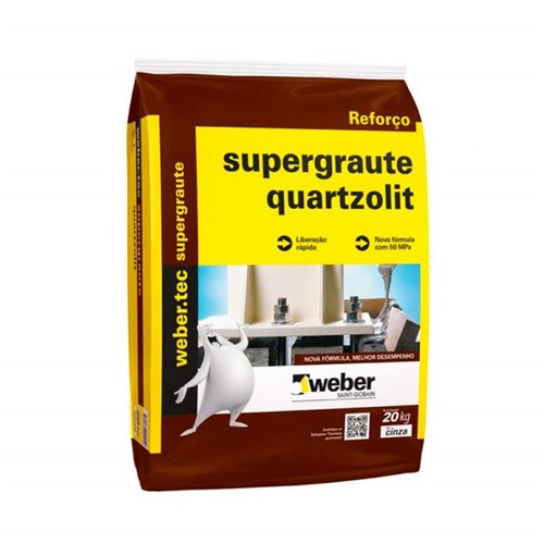 Super Graute - Saco com 25Kg - Quartzolit - Quartzolit