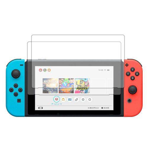 Super Kit Case Bolsa Anti-choque Switch+película de Vidro+capa Controle Proteção Joy Con Silicone Nintendo Switch
