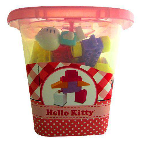 Super Kit Hello Kitty Blocos + Boneca Articulada