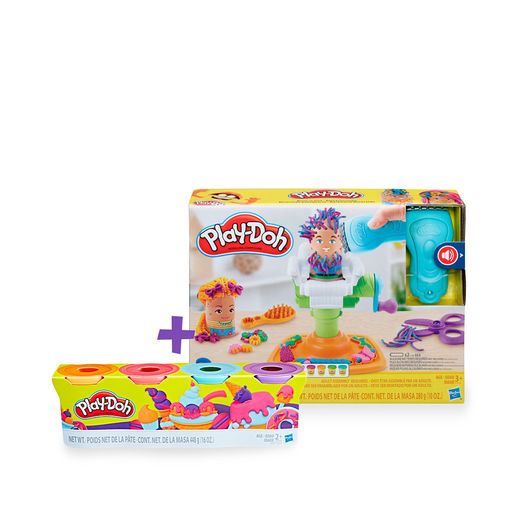 Super Kit Play Doh Barbearia Divertida com 4 Potes - Hasbro