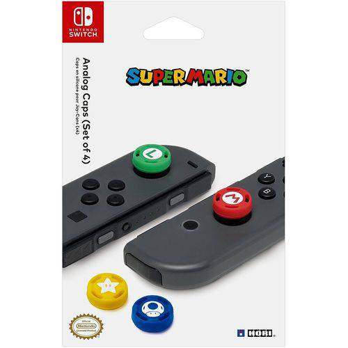 Super Mario Analog Caps ( PROTETOR SILICONE SUPER MARIO )