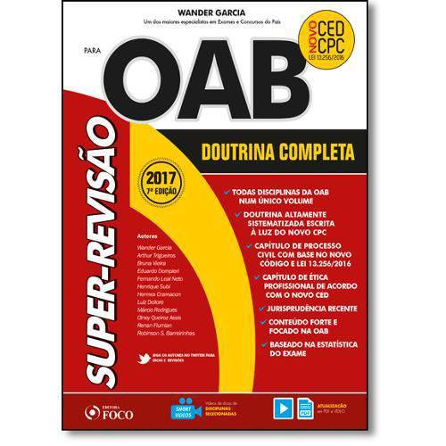 Super-revisão para Oab: Doutrina Completa