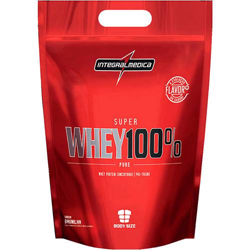 Super Whey 100% Pure Refil Body Size Baunilha 1,8kg - Integralmédica