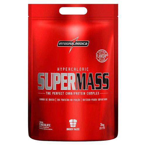 SuperMass Energia e Ganho de Massa Muscular Sabor Chocolate 3kg - Integralmédica