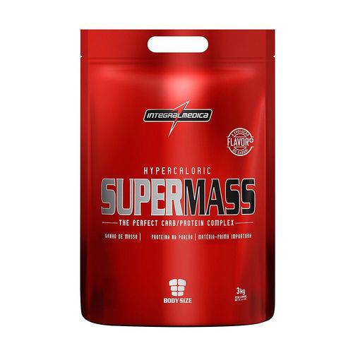 Supermass Energia e Ganho de Massa Muscular Sabor Morango 3kg - Integralmédica