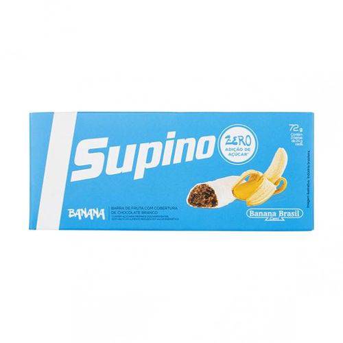 Supino Original Banana e Chocolate Branco 24g X 3 - Banana Brasil