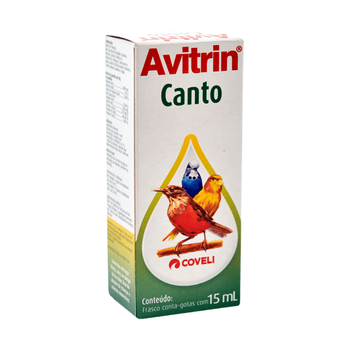 Suplemento Alimentar Coveli Avitrin Canto para Aves 15ml