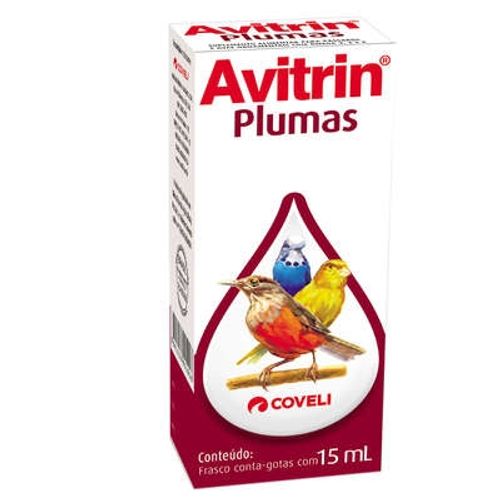Suplemento Alimentar Coveli Avitrin Plumas para Aves 15ml