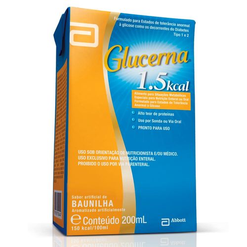 Suplemento Alimentar Glucerna 1.5 Kcal Baunilha 200ml