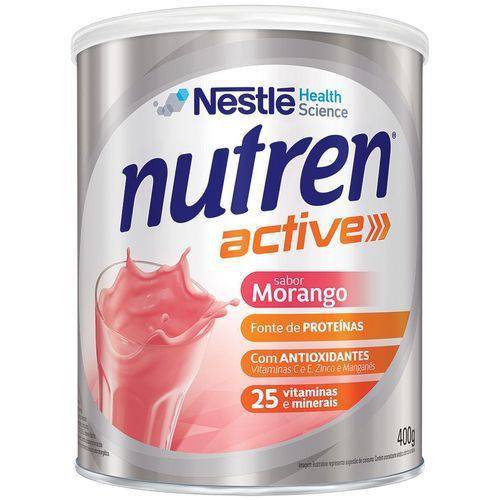Suplemento Alimentar Nestlé Nutren Active Morango 400g