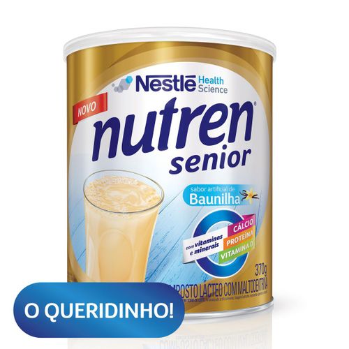 Suplemento Alimentar Nestlé Nutren Senior Baunilha 370g