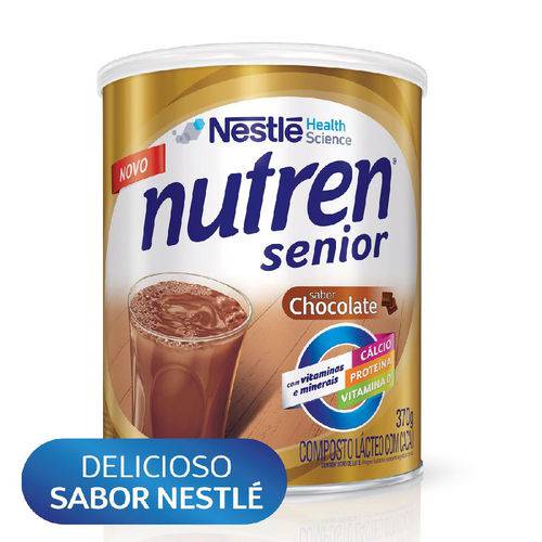 Suplemento Alimentar Nutren Senior Chocolate 370g 12un