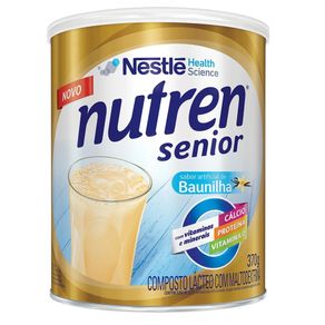 Suplemento Alimentar Nutren Senior de Baunilha Nestlé 370g