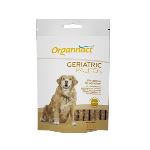 Suplemento Alimentar Organnact Geriatric Palitos para Cães 160g