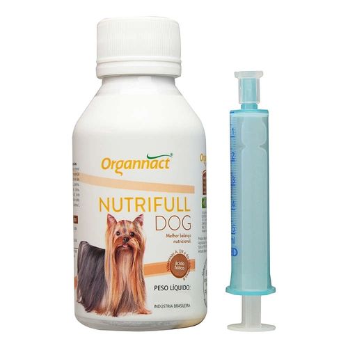 Suplemento Alimentar Organnact Nutrifull Dog para Cães 30ml