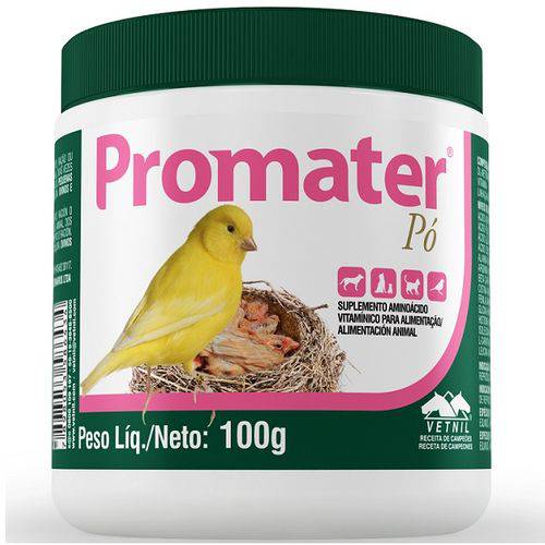 Suplemento Aminoácido Vitamínico Promater Pó - 100g