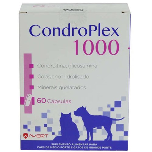 Suplemento Avert Condroplex 1000 60 Cápsulas