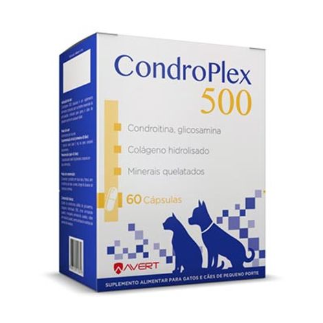 Suplemento Avert Condroplex 500 - 60 Cápsulas 60g
