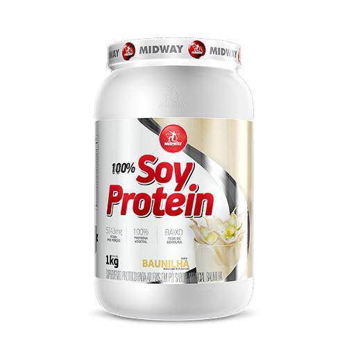 Suplemento de Proteína Midway Soy Protein Sabor Baunilha