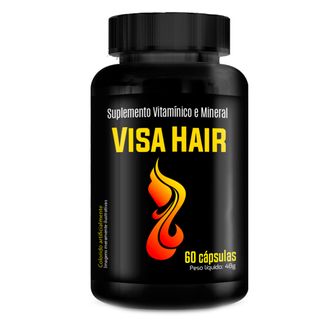 Suplemento de Vitaminas e Minerais Intalab - Visa Hair 60 Cáps
