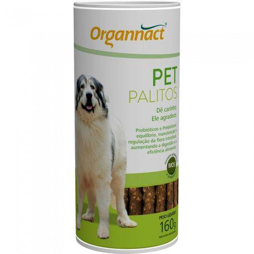 Suplemento Organnact Cães Pet Palitos Lata - 160g