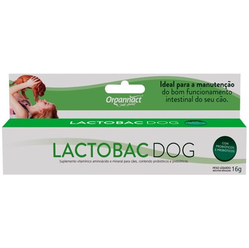 Suplemento Probiótico e Prebiótico Organnact Lactobac 16g