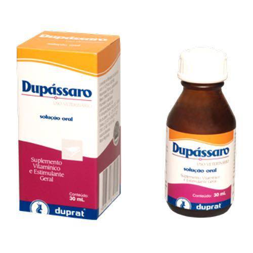 Suplemento Solução Oral Duprat Dupássaro 30ml
