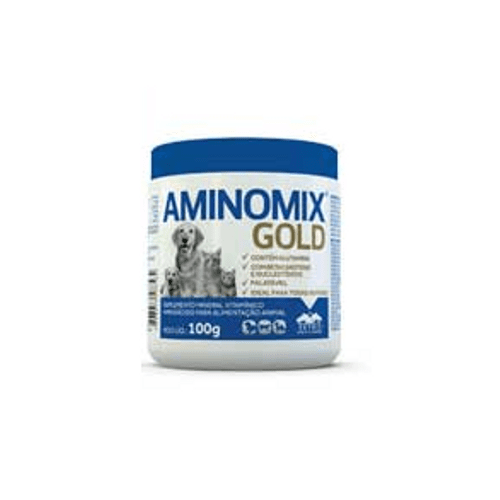 Suplemento Vetnil Aminomix Gold para Cães, para Gatos e Mustelídeos 100g