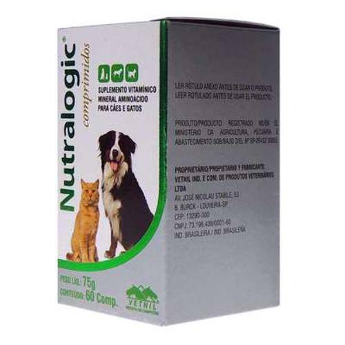 Suplemento Vetnil Nutralogic - 60 Comprimidos