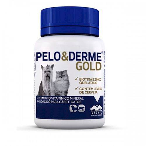 Suplemento Vetnil Pelo e Derme Gold 60 Comprimidos