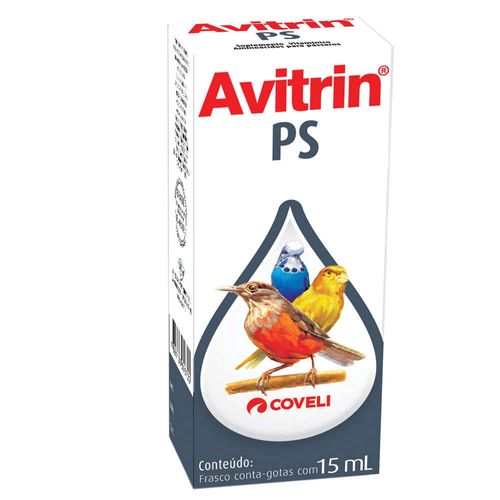 Suplemento Vitamínico Coveli Avitrin Peito Seco para Aves 15ml