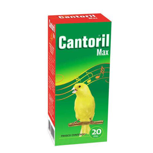 Suplemento Vitaminico Coveli Cantoril Max para Pássaros - 20 ML