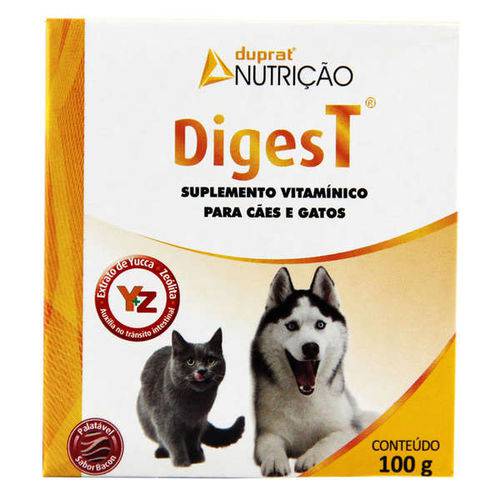 Suplemento Vitaminico Duprat Digest para Cães e Gatos - 60 G