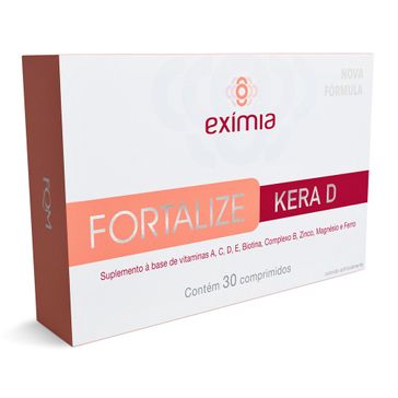 Suplemento Vitamínico Eximia Fortalize Kera D 30 Comprimidos