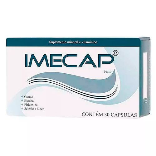 Suplemento Vitamínico Imecap Hair 30 Cápsulas