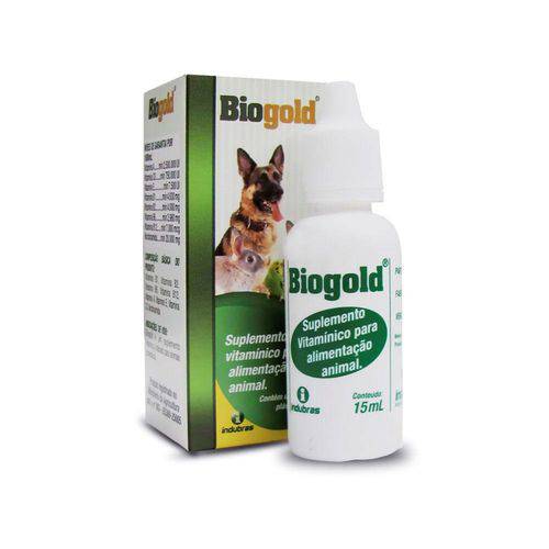 Suplemento Vitamínico Indubras Biogold 15ml
