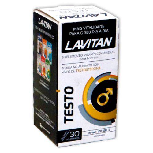 Suplemento Vitamínico Lavitan Testo - 30 Comprimidos