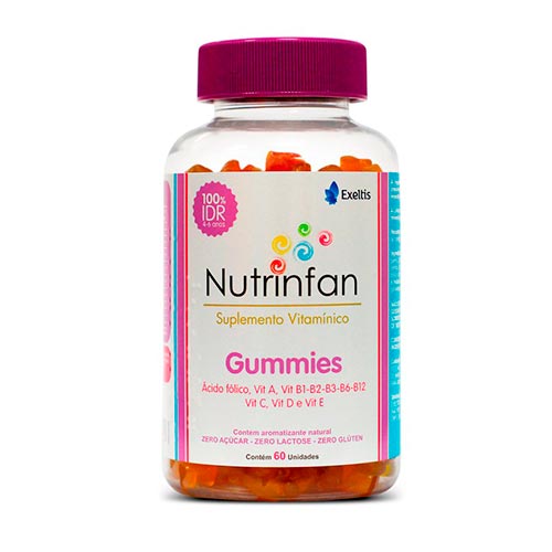Suplemento Vitamínico Nutrifan Gummies 60 Unidades