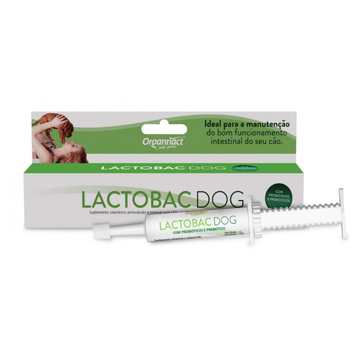 Suplemento Vitamínico Organnact Lactobac Dog para Cães 13ml