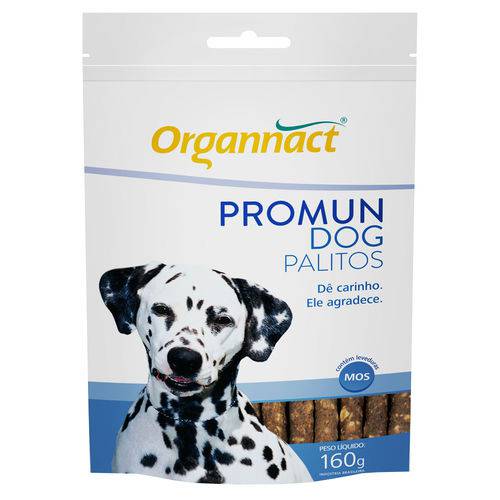 Suplemento Vitaminico Organnact Promun Dog Palitos Sachê - 160 G