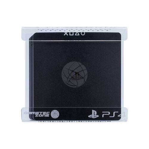 Suporte Base de Parede para Playstation 4 PS4 Slim Cristal (Transparente) - Gameteczone