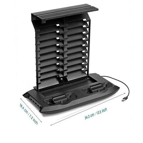 Suporte Base Vertical 4 em 1 Conole Xbox One S com Cooler