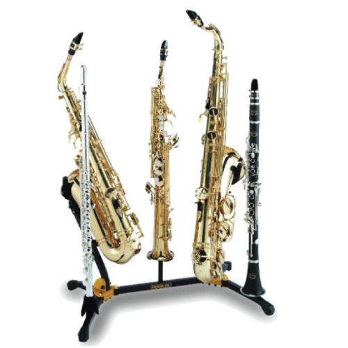 Suporte Duplo Combinado para Sax Alto - Tenor e Soprano- Flauta- Clarinete Hércules Ds538b