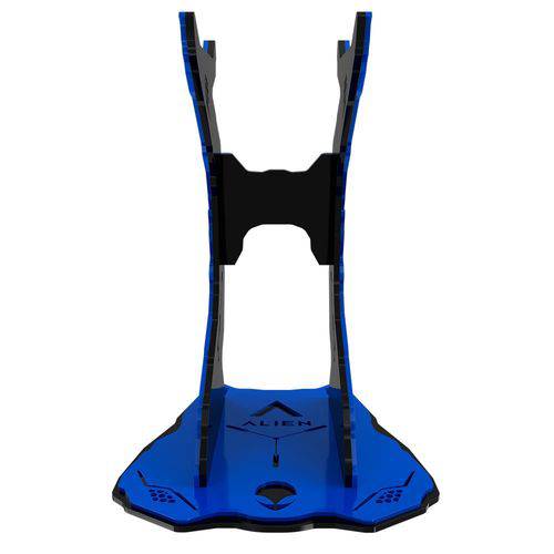 Suporte Headset Alien Pro Preto e Azul - Rise