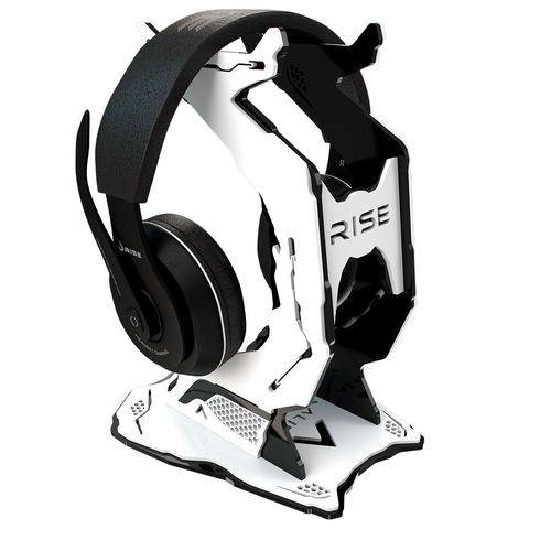 Suporte Headset Alien Pro Preto e Branco - Rise