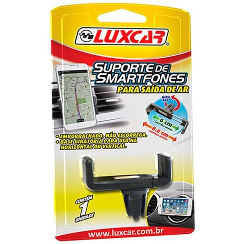 Suporte Smartphones Luxcar para Saida Ar