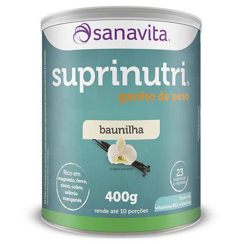Suprinutri Ganho de Peso - Sanavita - 400g Baunilha